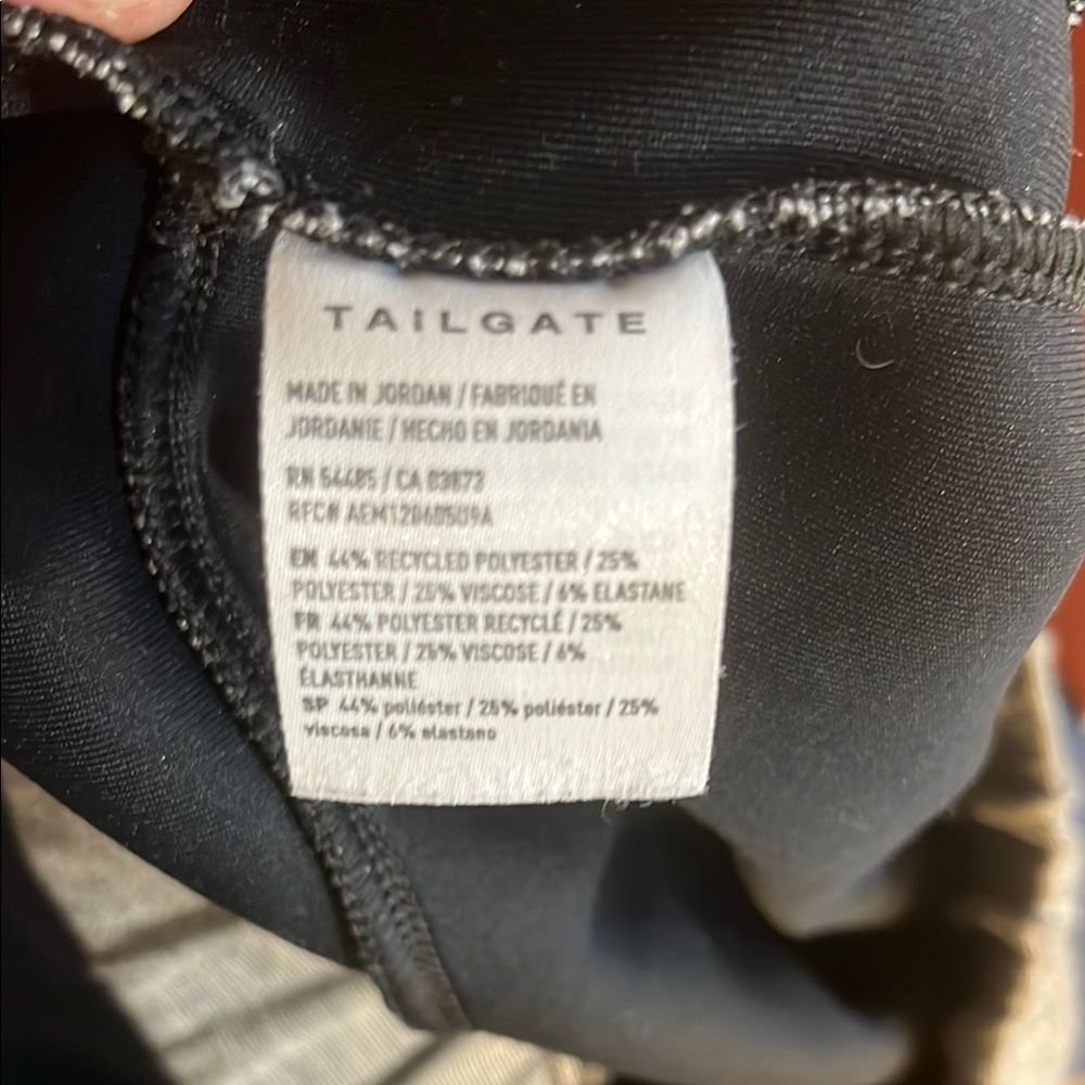 Tailgate Drawstring Gray Jogger Sweatpants Pockets - Picture 5 of 7